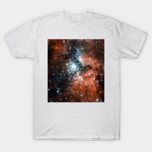 Starbith region in nebula NGC 3603 (C003/7510) T-Shirt